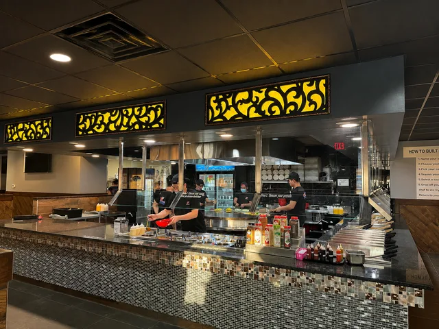 Open kitchen inside Yummy Bowl Springfield