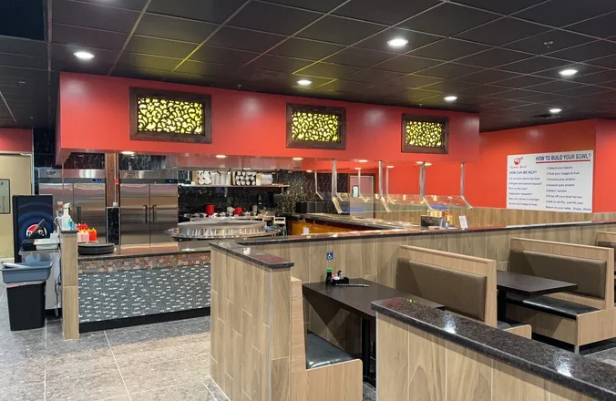 Dining room at Yummy Bowl Whitehall