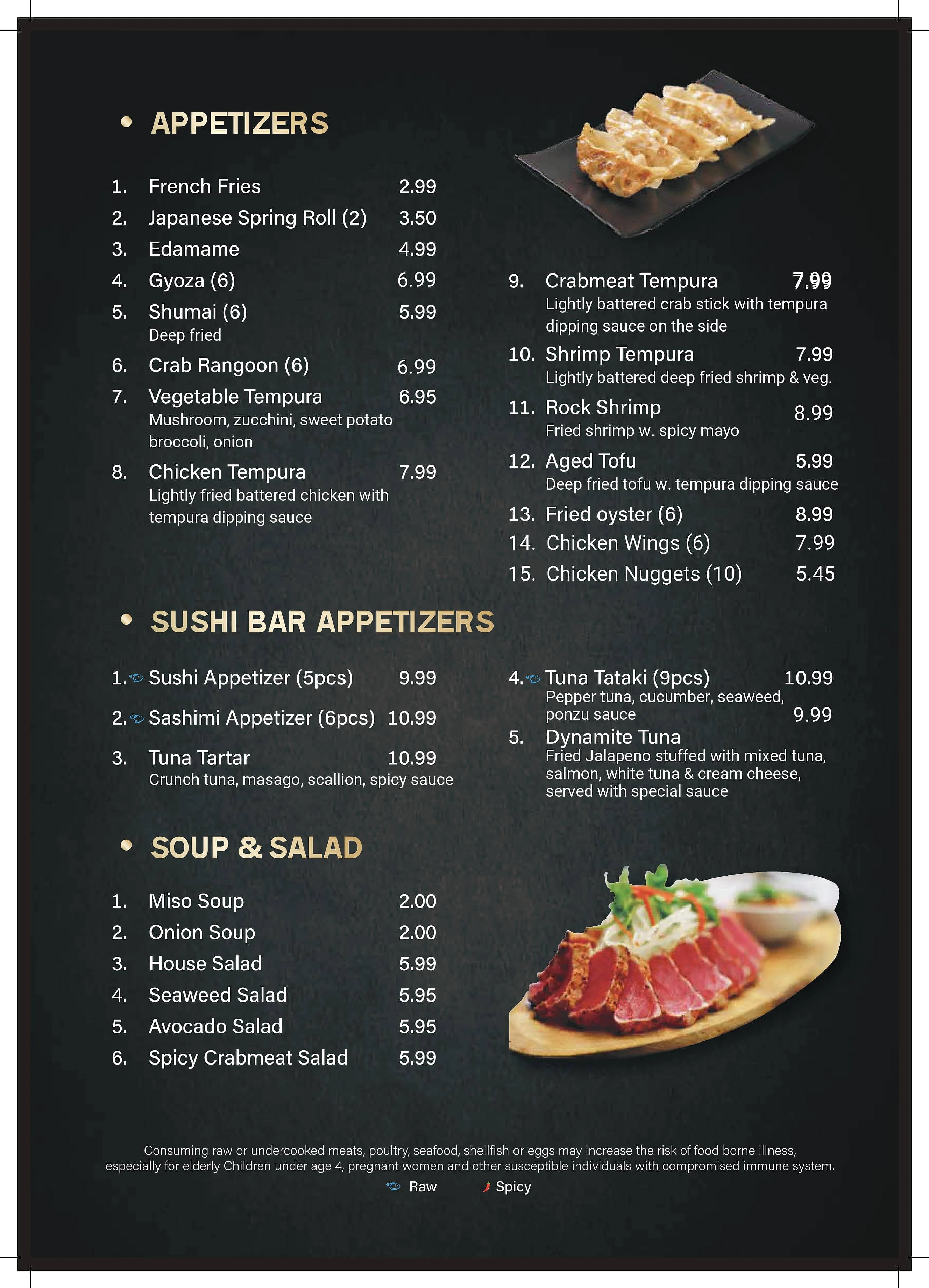 Yummy Bowl Dunmore menu page 4