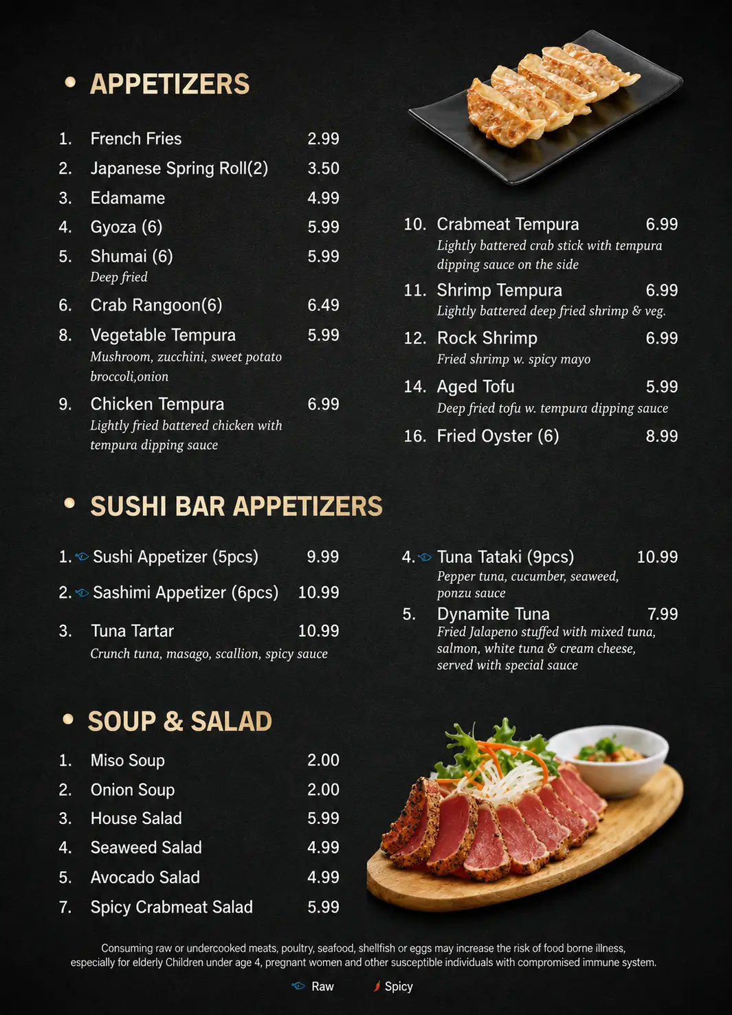 Yummy Bowl Whitehall menu page 3