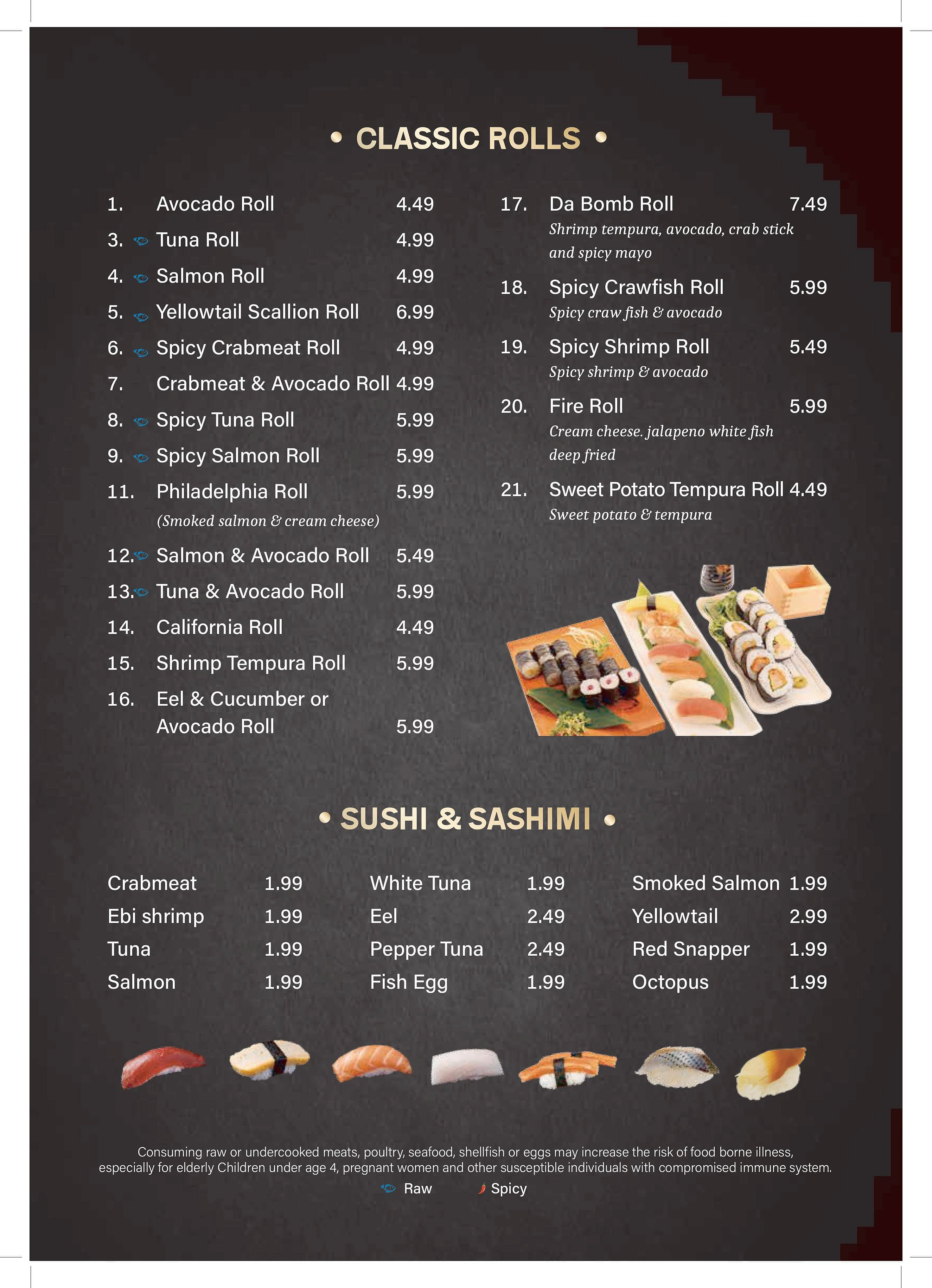 Yummy Bowl Whitehall menu page 4