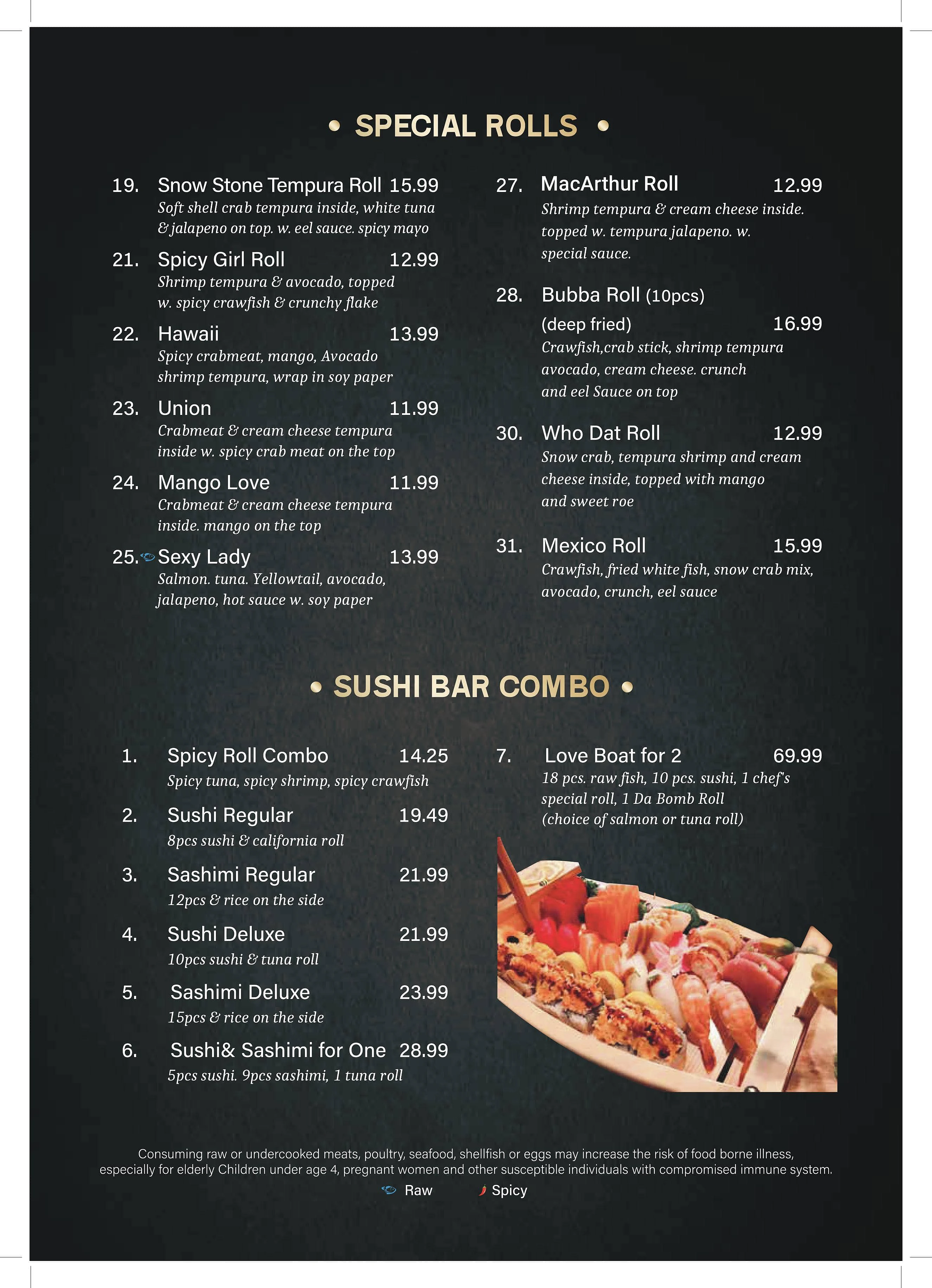 Yummy Bowl Whitehall menu page 6