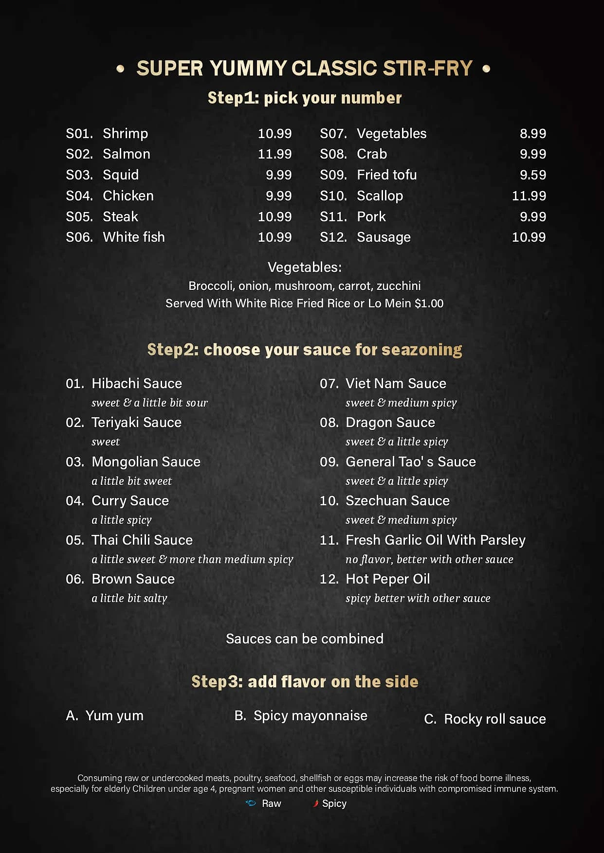 Yummy Bowl Wilkes-Barre menu page 2